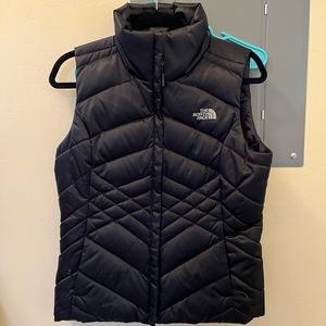 Black North Face vest